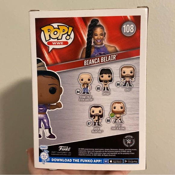 WWE Bianca Belair Pop! Funko in Box - Picture 3 of 4